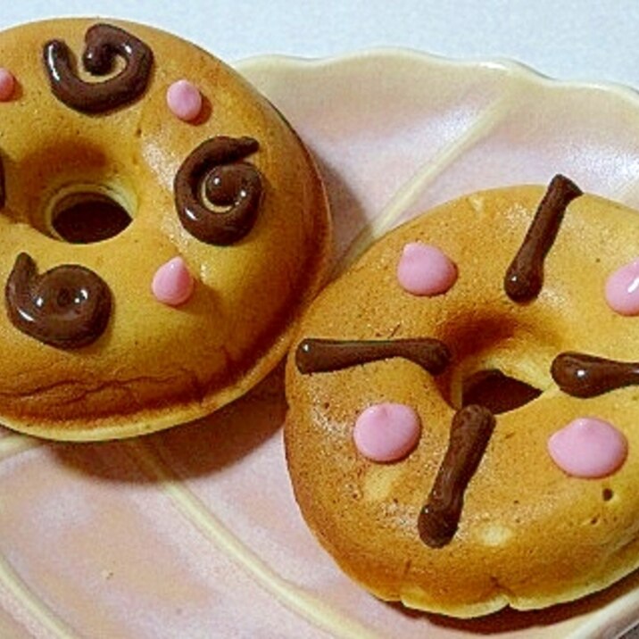 ホットケーキミックスで簡単ヘルシー焼きドーナツ レシピ 作り方 By 楽天散歩21 楽天レシピ
